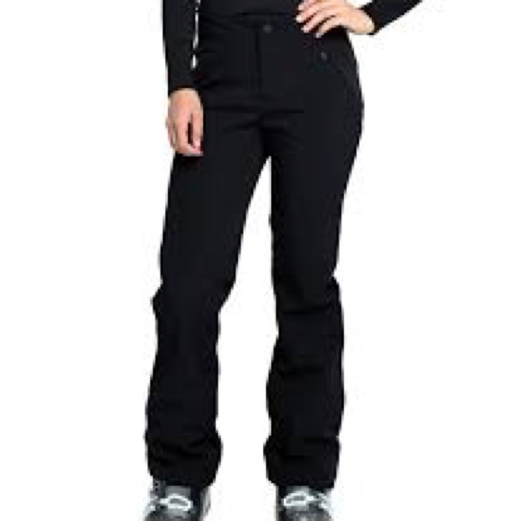NWTs Obermeyer Women’s Hillary Stretch Soft Shell Ski Pant. Black. - Picture 2 of 15